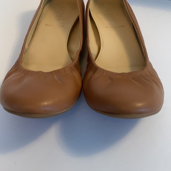 J.Crew Cece leather ballet flats in Tan - Picture 7 of 8